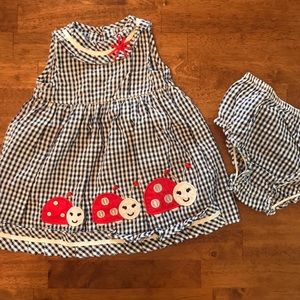 Youngland Baby ladybug dress